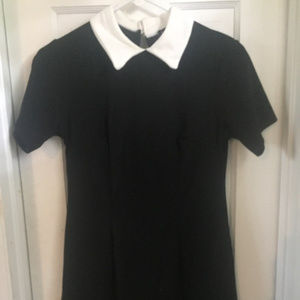 peter pan collar dress boohoo